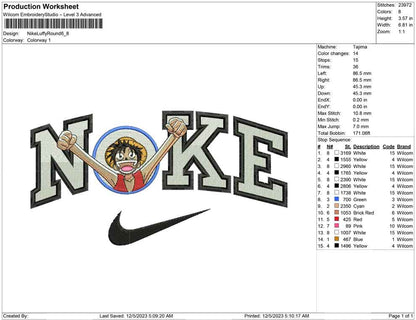 Nike Luffy round