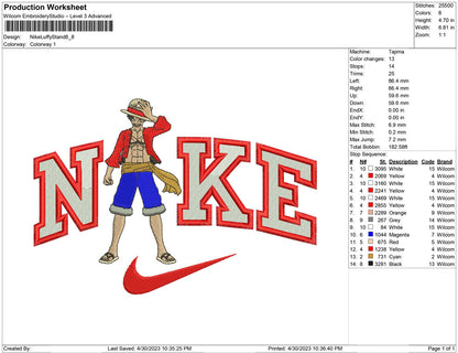 Nike Luffy Stand