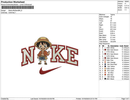 Nike Luffy Stand B