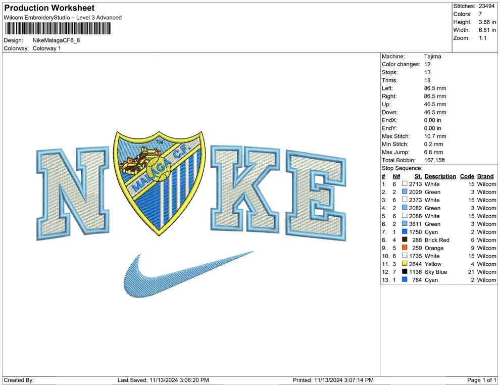 Nike Malaga CF