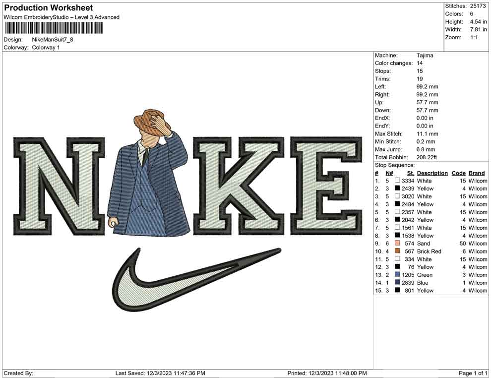 Nike man Suit