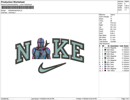 Nike Mandalorian