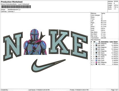 Nike Mandalorian