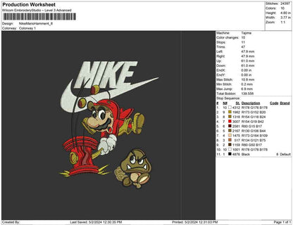 Nike Mario hammer