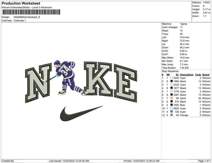 Nike mathiew hockey