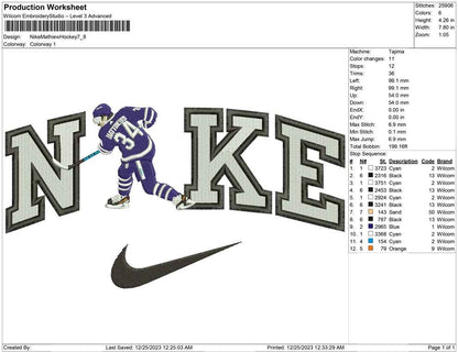 Nike mathiew hockey