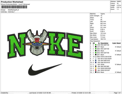 Nike Mazinger