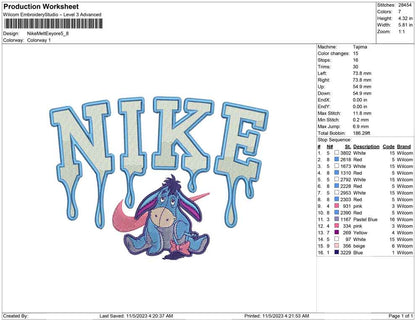 Nike Melt eeyore