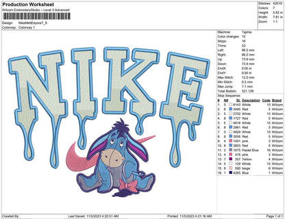 Nike Melt eeyore
