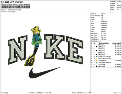 Nike Mermaidman