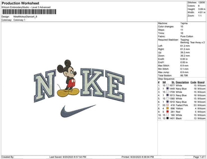 Nike Mickey Glance