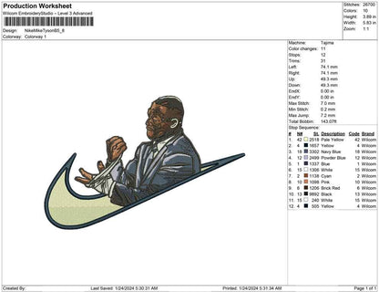 Swoosh Nike Mike Tyson