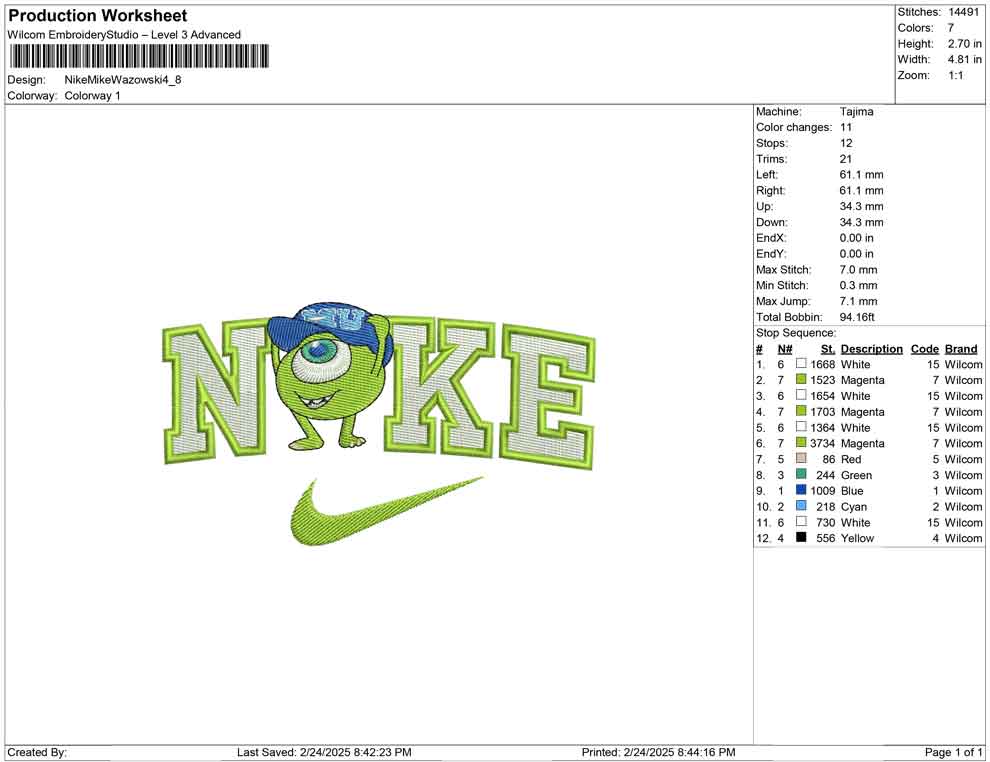 Nike Mike Wazowski