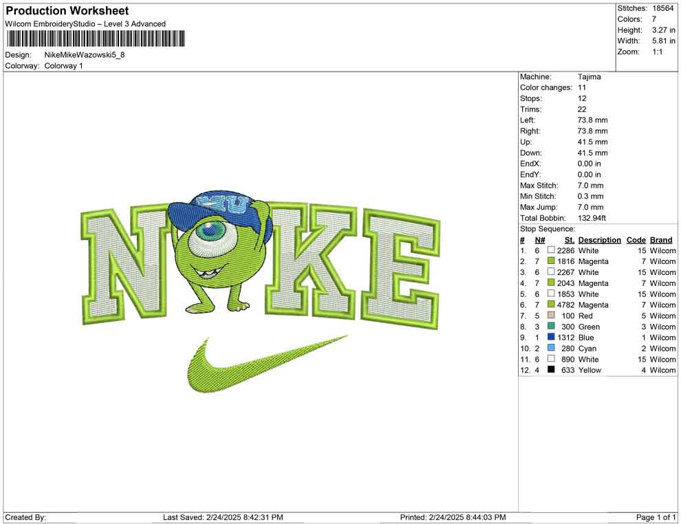 Nike Mike Wazowski