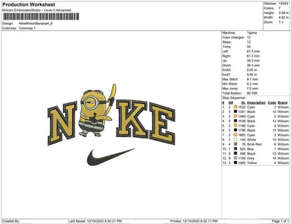 Nike Minion Banana
