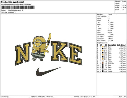 Nike Minion Banana