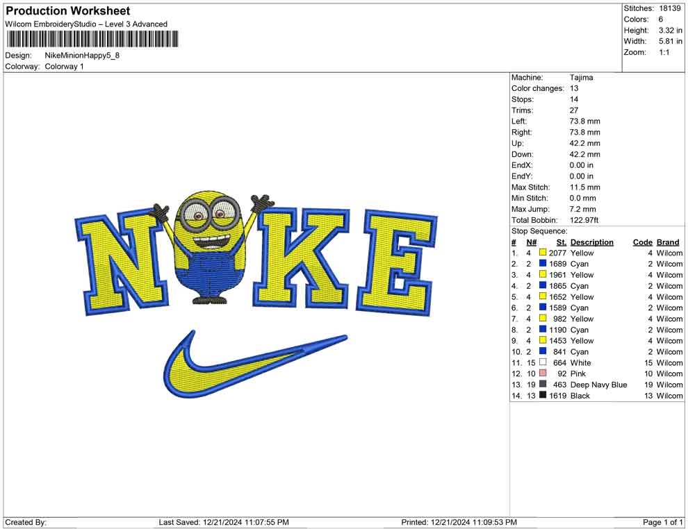 Nike Minion Happy