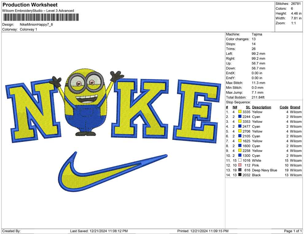 Nike Minion Happy