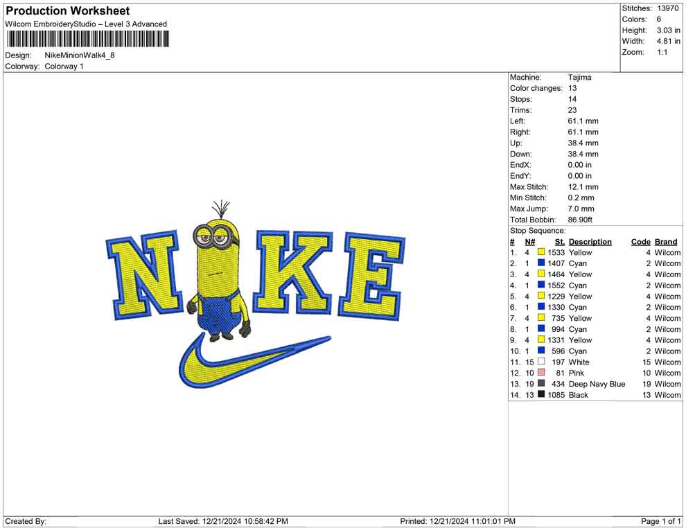 Nike Minion Walk