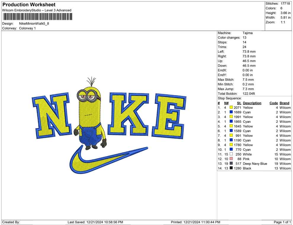 Nike Minion Walk