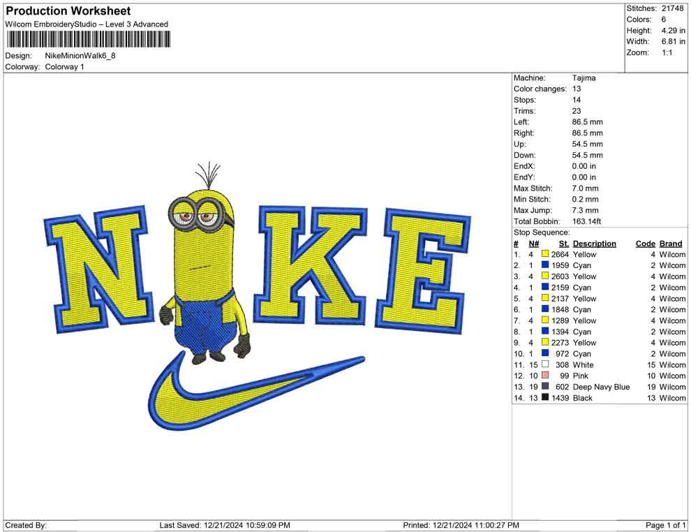 Nike Minion Walk