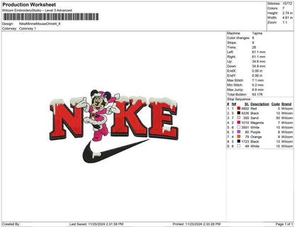 Nike Minnie Mouse Christ