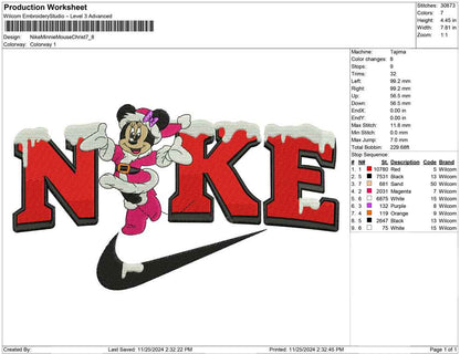 Nike Minnie Mouse Christ