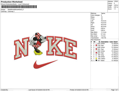 Nike Minnie Mouse Kiss