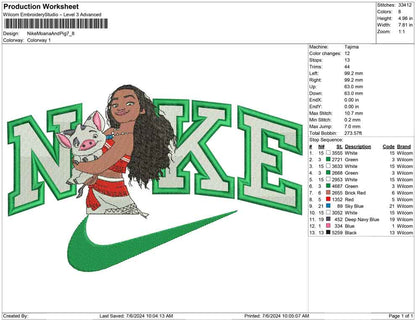 Nike Moana And Pig