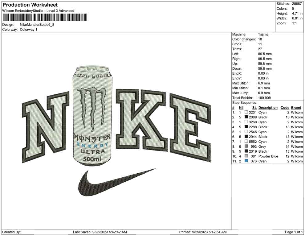 Nike Monster Bottle