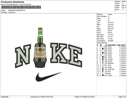 Nike Montenegro Bottle