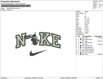 Nike Motor Cross jump