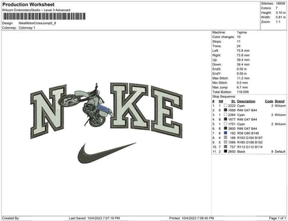Nike Motor Cross jump