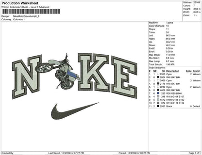 Nike Motor Cross jump