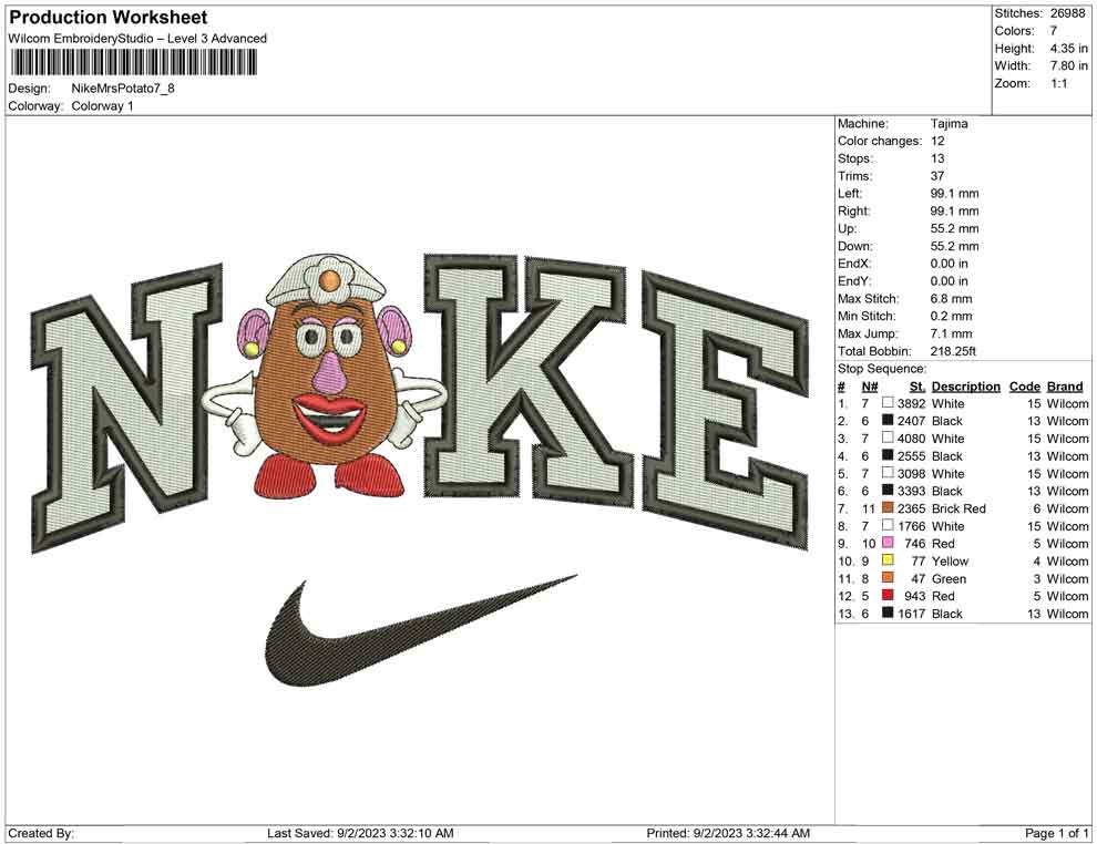 Nike Mrs Potato