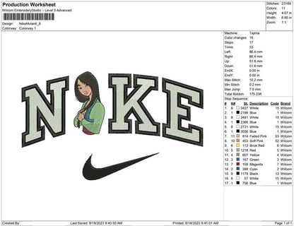 Nike Mulan