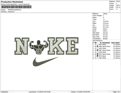 Nike Muscular Man