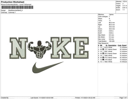 Nike Muscular Man