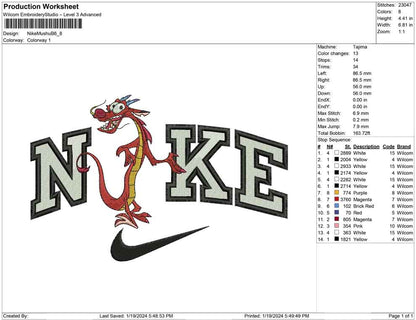 Nike mushu