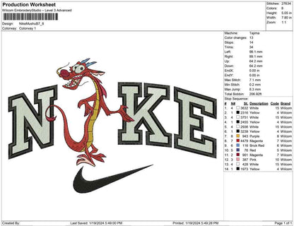 Nike mushu