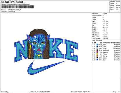 Nike Neytiri Avatar