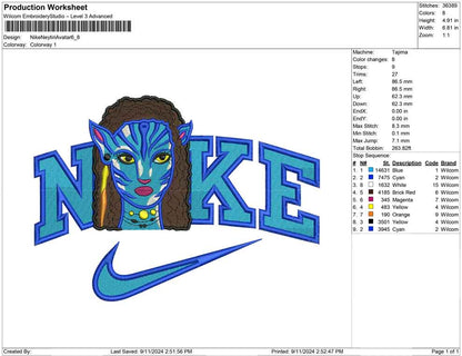Nike Neytiri Avatar