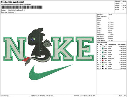 Nike Night furry Stright