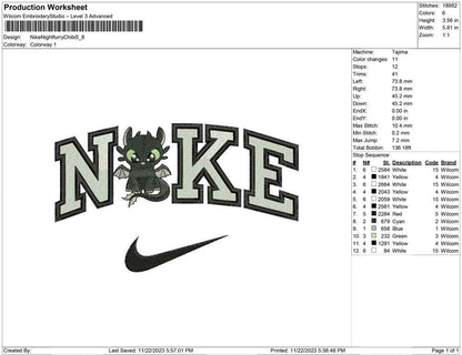 Nike Night furry Chibi