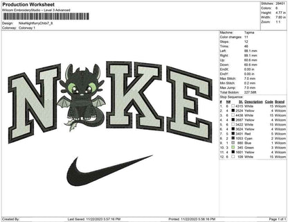 Nike Night furry Chibi