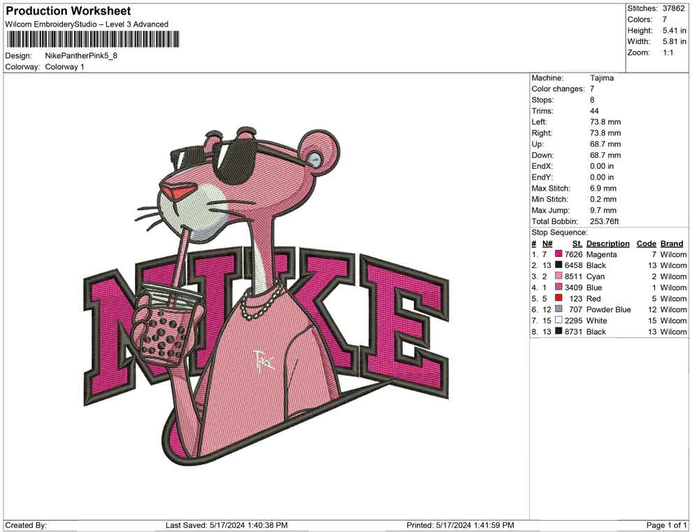 Nike Panther Pink