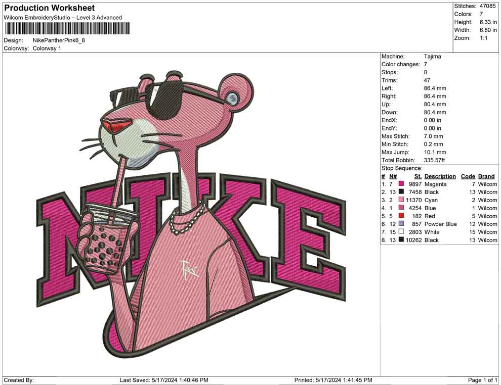 Nike Panther Pink