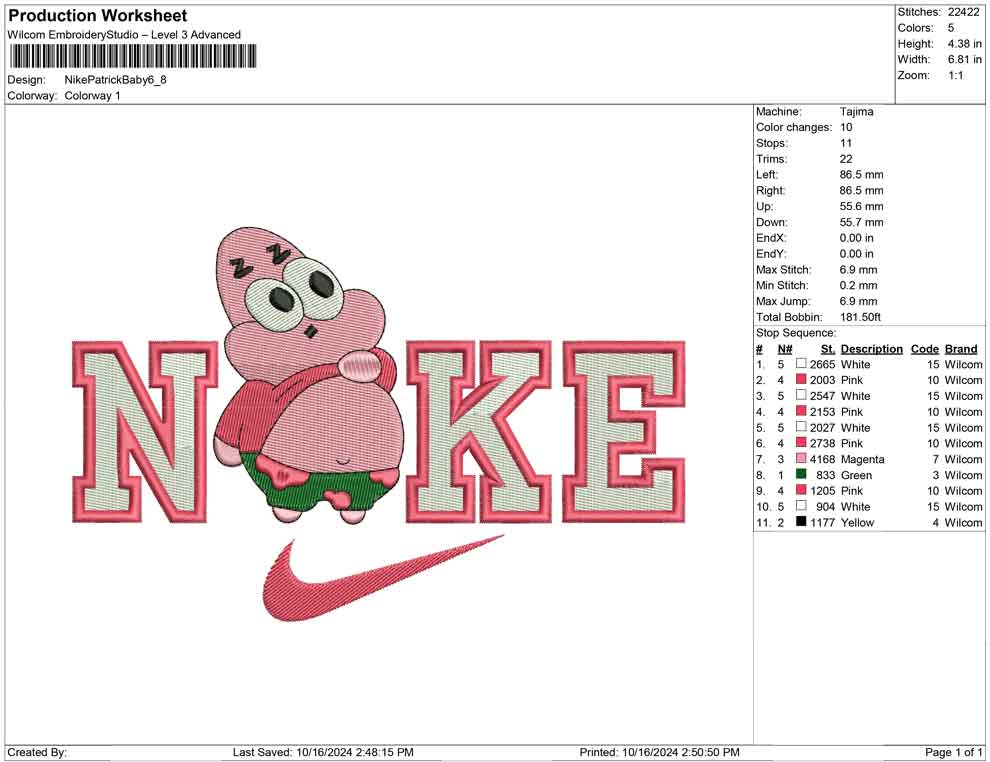 Nike Patrick Baby