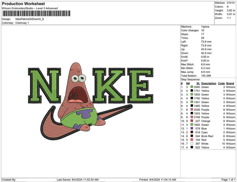 Nike Patrick Sit Down