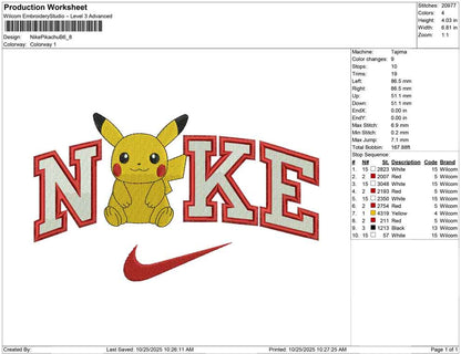 Nike Pikachu B